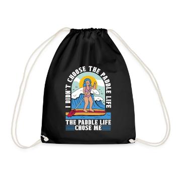 Stand Up Paddle Je n’ai pas choisi le paddleboard - Sac de sport léger - noir - Devant