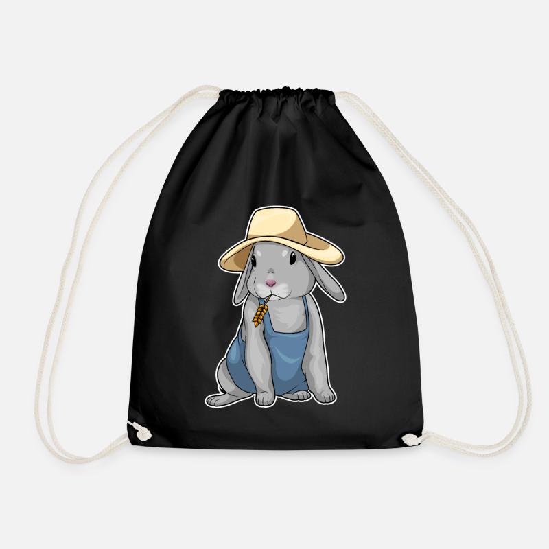 Blé éleveur de lapins - Sac de sport léger - noir