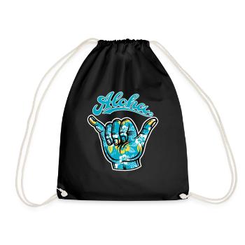 4 Aloha Shaka - Sac de sport léger - noir - Devant