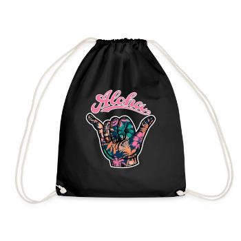 2 Aloha Shaka - Sac de sport léger - noir - Devant