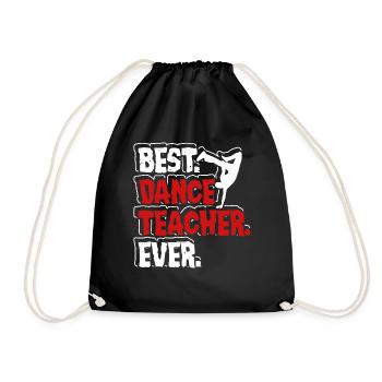 Breakdance Best Breakdance Teacher Ever - Drawstring Bag - black - Front