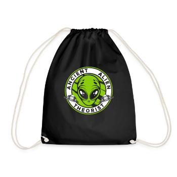 Ancien théoricien extraterrestre Conspiration OVNI - Sac de sport léger - noir - Devant