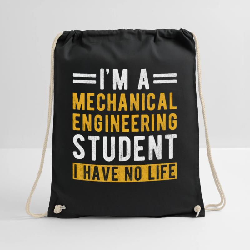 Mechanical Engineering Student Gift Drawstring Bag