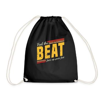 Sentez le Beat Jazz dans vos pieds - Jazz Musiker - Sac de sport léger - noir - Devant