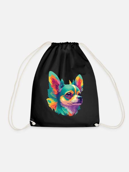 Süßer Chihuahua der ultimative Hundeliebhaber Hund - Turnbeutel - Schwarz