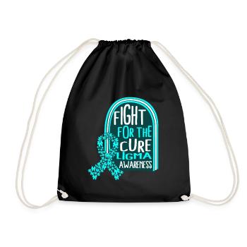 Chemise Ligma Disease, ruban Fight For The Cure - Sac de sport léger - noir - Devant