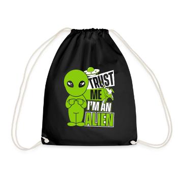 Croyez-moi, je suis une conspiration extraterrestre d’ovnis - Sac de sport léger - noir - Devant