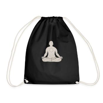 Kundalini Ashtanga Hatha Asanas Professeur de yoga Yoga - Sac de sport léger - noir - Devant