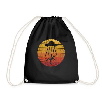 Conspiration extraterrestre OVNI - Sac de sport léger - noir - Devant