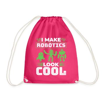 Je rends la robotique cool - Ai Robotic - Sac de sport léger - fuchsia - Devant