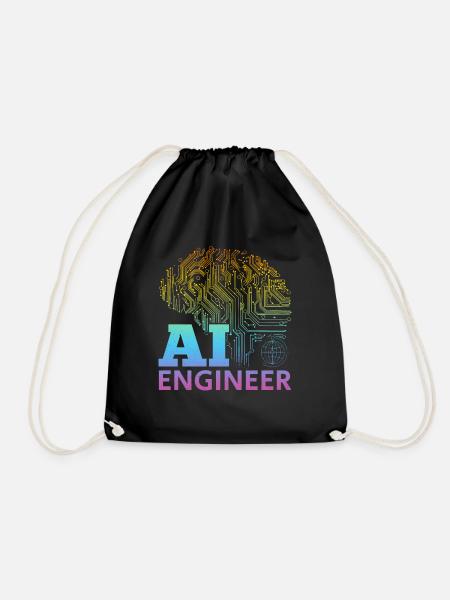AI Engineer - Ai Artificial Intelligence Machine L - Turnbeutel - Schwarz