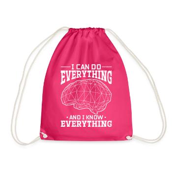 Funny Artificial Intelligence Quotes Artificial In - Turnbeutel - Fuchsia - Vorne