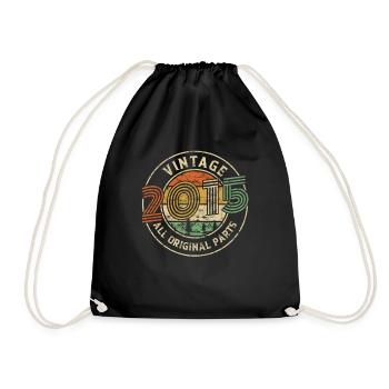 2015 Anniversaire Vintage Toutes les pièces d’origine - Sac de sport léger - noir - Devant