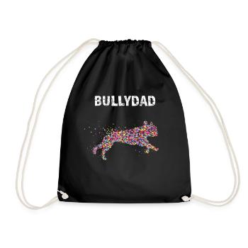 Bully Dad Français Bulldog Dog Daddy Dogs - Sac de sport léger - noir - Devant