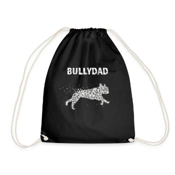 Bully Dad Français Bulldog Dog Daddy Dogs - Sac de sport léger - noir - Devant
