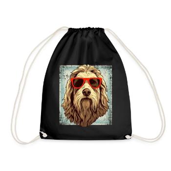 Maremmano Abruzzese German Shepherd - Drawstring Bag - black - Front