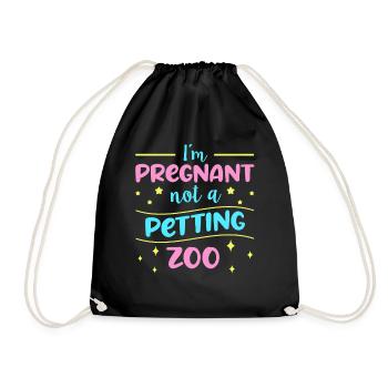 Nous allons avoir une annonce de bébé - Sac de sport léger - noir - Devant