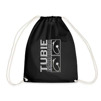 Chemise de sensibilisation à la sonde d’alimentation, t-shirt tubie grand-mère, - Sac de sport léger - noir - Devant