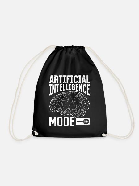 Artificial Intelligence Mode On - Turnbeutel - Schwarz