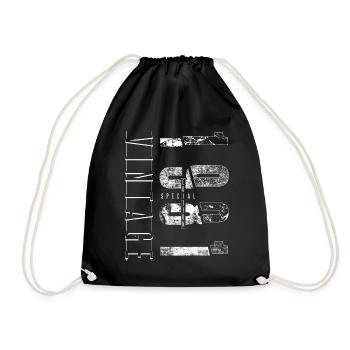 Vintage 1981 Special Edition Year of birth 1981 - Drawstring Bag - black - Front
