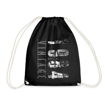 Vintage 1984 Special Edition Year of birth 1984 - Drawstring Bag - black - Front