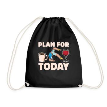 Pilates Plan For Today Reformer Pilates Instructor - Turnbeutel - Schwarz - Vorne