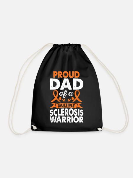 Vater Der Multiplen Sklerose Warrior Awareness - Turnbeutel - Schwarz