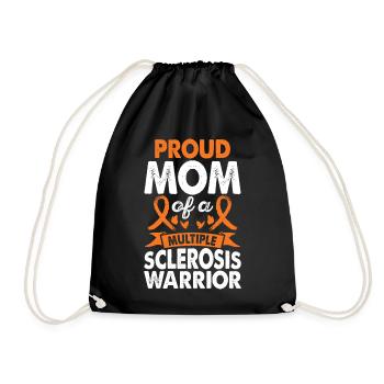 Mother of multiple sclerosis - Drawstring Bag - black - Front