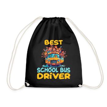 Best School Bus Driver für einen Busfahrer - Turnbeutel - Schwarz - Vorne