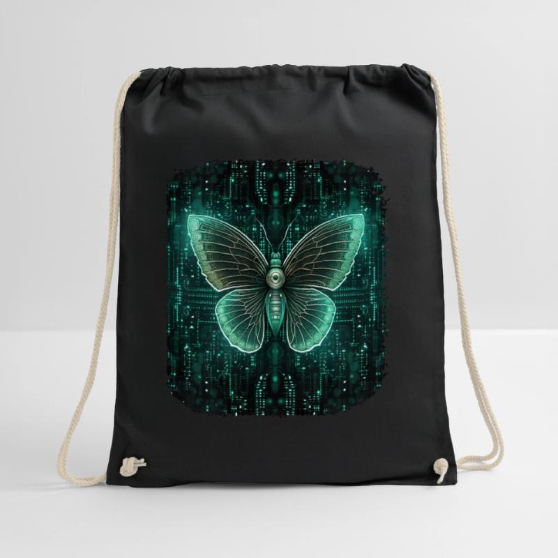 Programmierung PC Programm Code Schmetterling Turnbeutel