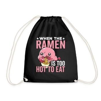 Ramen-esser-blobfish-besitzer - Turnbeutel - Schwarz - Vorne