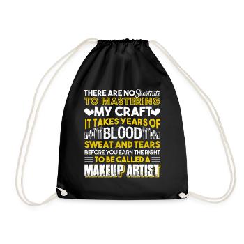 Makeup Artist To Be Called A Makeup Artist - Drawstring Bag - black - Front
