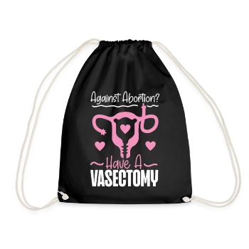 Féministe contre l’avortement ? Avoir un - Sac de sport léger - noir - Devant