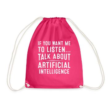 Parlez d’intelligence artificielle - Sac de sport léger - fuchsia - Devant