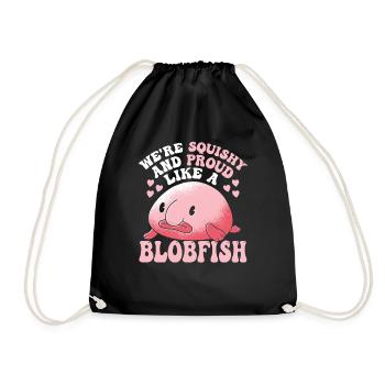 Stolz Wie Ein Blobfish-besitzer Blobfishes Lover - Turnbeutel - Schwarz - Vorne