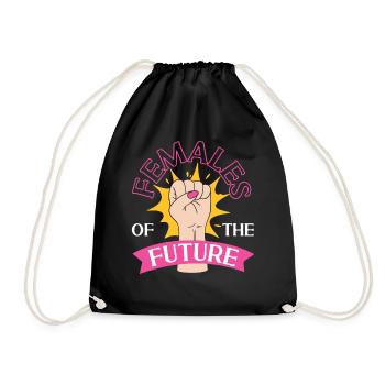 Femmes féministes du futur - Sac de sport léger - noir - Devant