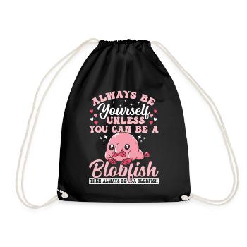 Soyez toujours vous-même, propriétaire de Blobfish, - Sac de sport léger - noir - Devant