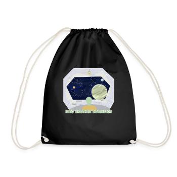 Dans une autre dimension extraterrestre OVNI - Sac de sport léger - noir - Devant