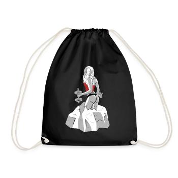 Fitness Perte de poids Musculation Poids Femmes Musc - Sac de sport léger - noir - Devant