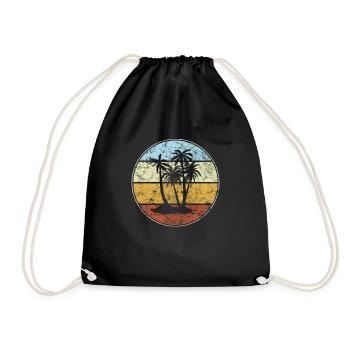 Palm Rétro - Sac de sport léger - noir - Devant