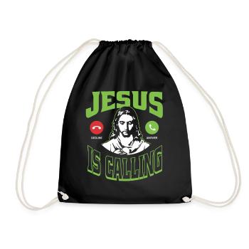 Jésus appelle - Sac de sport léger - noir - Devant