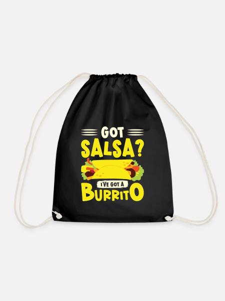 Burrito Amateurs de cuisine mexicaine - Sac de sport léger - noir