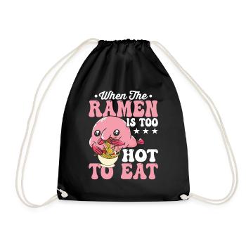 Ramen Eater Blobfish Besitzer Blobfishes Liebhaber - Turnbeutel - Schwarz - Vorne