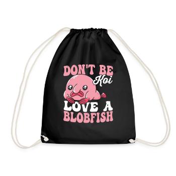 Ne soyez pas un koi qui est un propriétaire de poisson blob - Sac de sport léger - noir - Devant