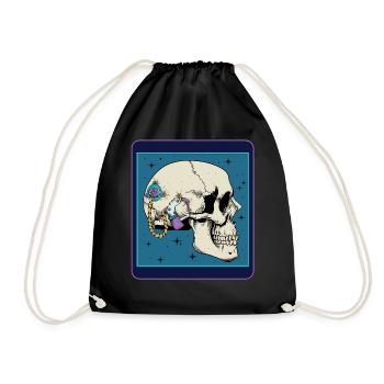 Chemise de sensibilisation à la perte auditive, implant cochléaire - Sac de sport léger - noir - Devant