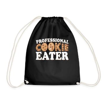 Professional Cookie Eater - Turnbeutel - Schwarz - Vorne