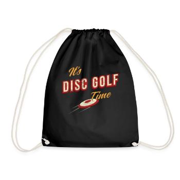 Disc Golf vintage rétro - Sac de sport léger - noir - Devant