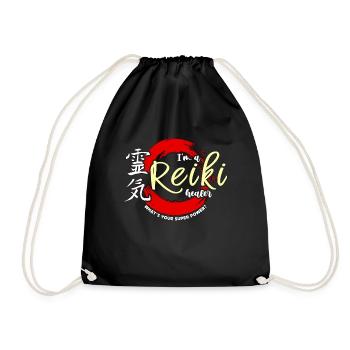 Reiki Je suis un guérisseur Reiki Quelle est votre méditation - Sac de sport léger - noir - Devant