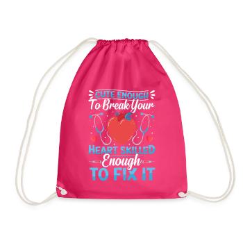 Nursing Assistent Design - Turnbeutel - Fuchsia - Vorne