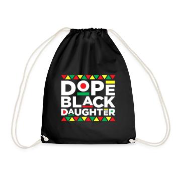 Mois de l’histoire des Noirs de Black Daughter Matter - Sac de sport léger - noir - Devant